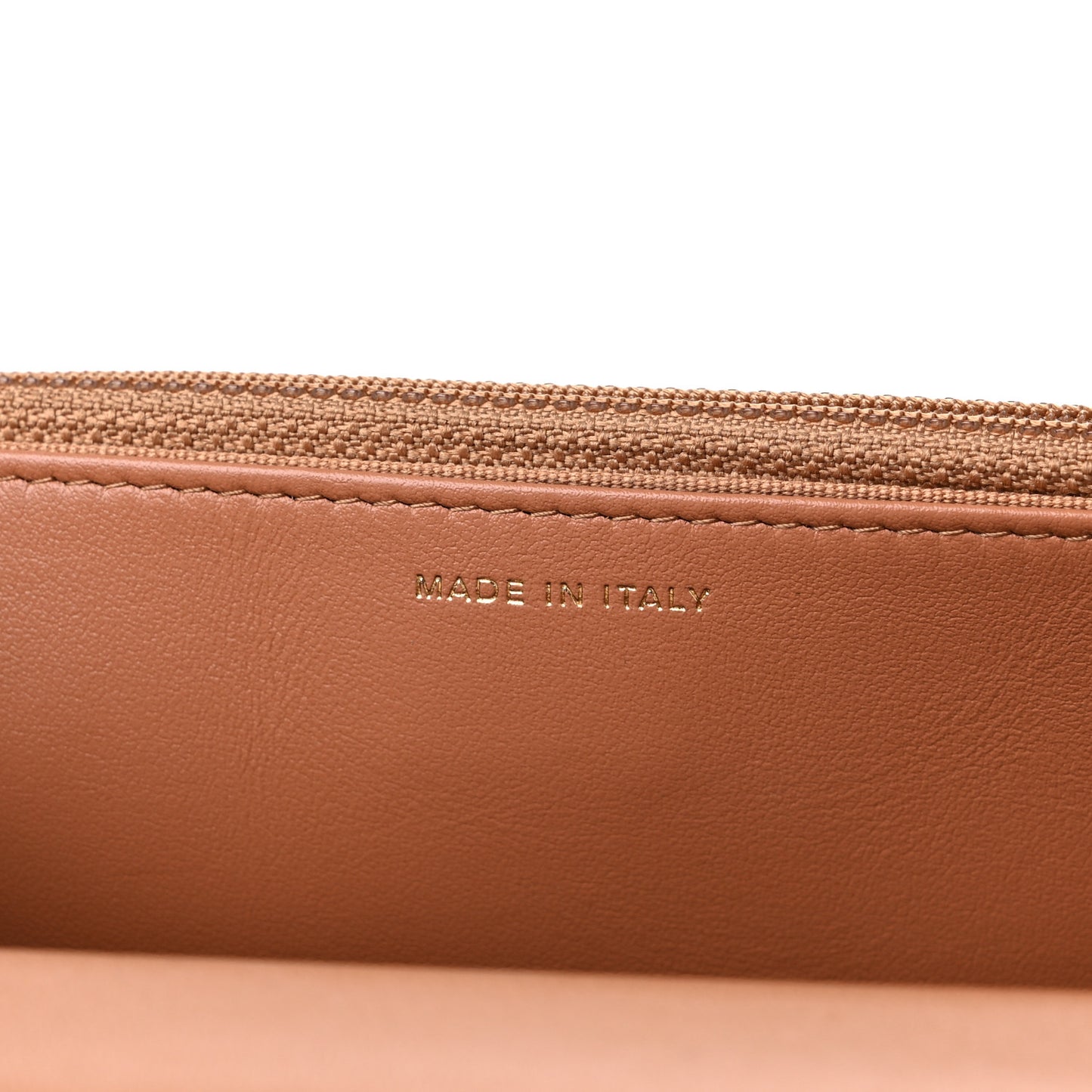 Lambskin Quilted Chanel 19 Wallet On Chain WOC Brown