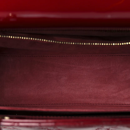 Christian Dior Patent Cannage Medium Lady Dior Red 5 of 10