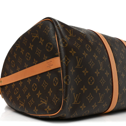 Louis Vuitton Monogram Patches Keepall Bandouliere 50 7 of 8