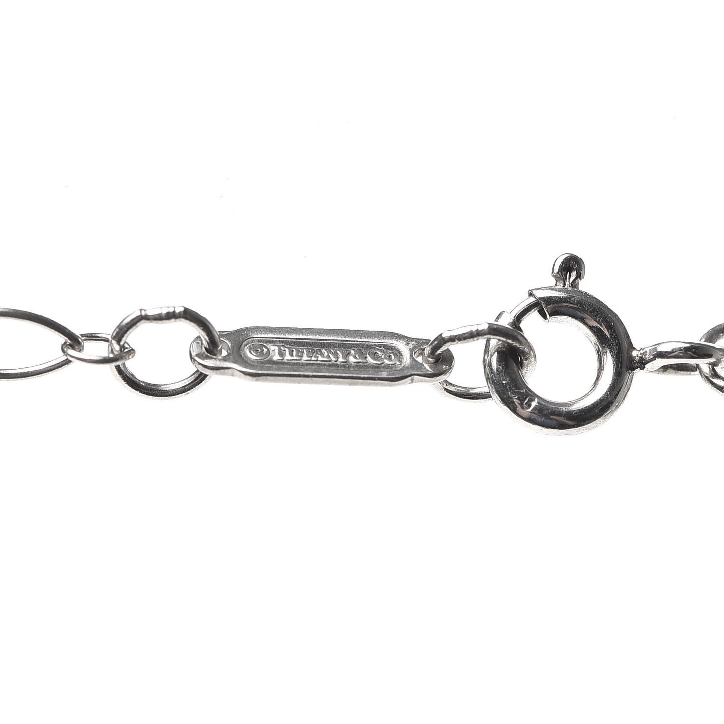Sterling Silver Diamond Lock Pendant Necklace