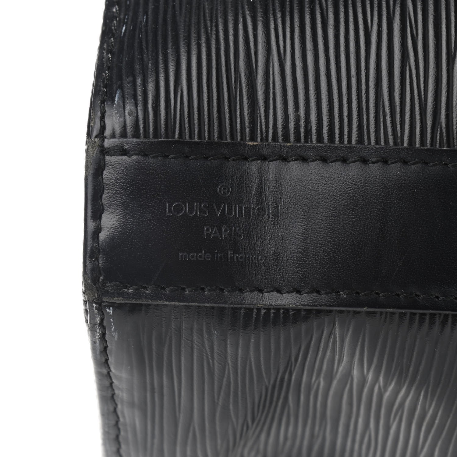 Louis Vuitton Epi Sac D'Epaule GM Black 7 of 12