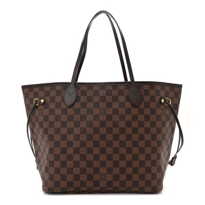 Louis Vuitton LOUIS VUITTON Damier Ebene Neo Neverfull MM Rose Ballerine 1 of 15