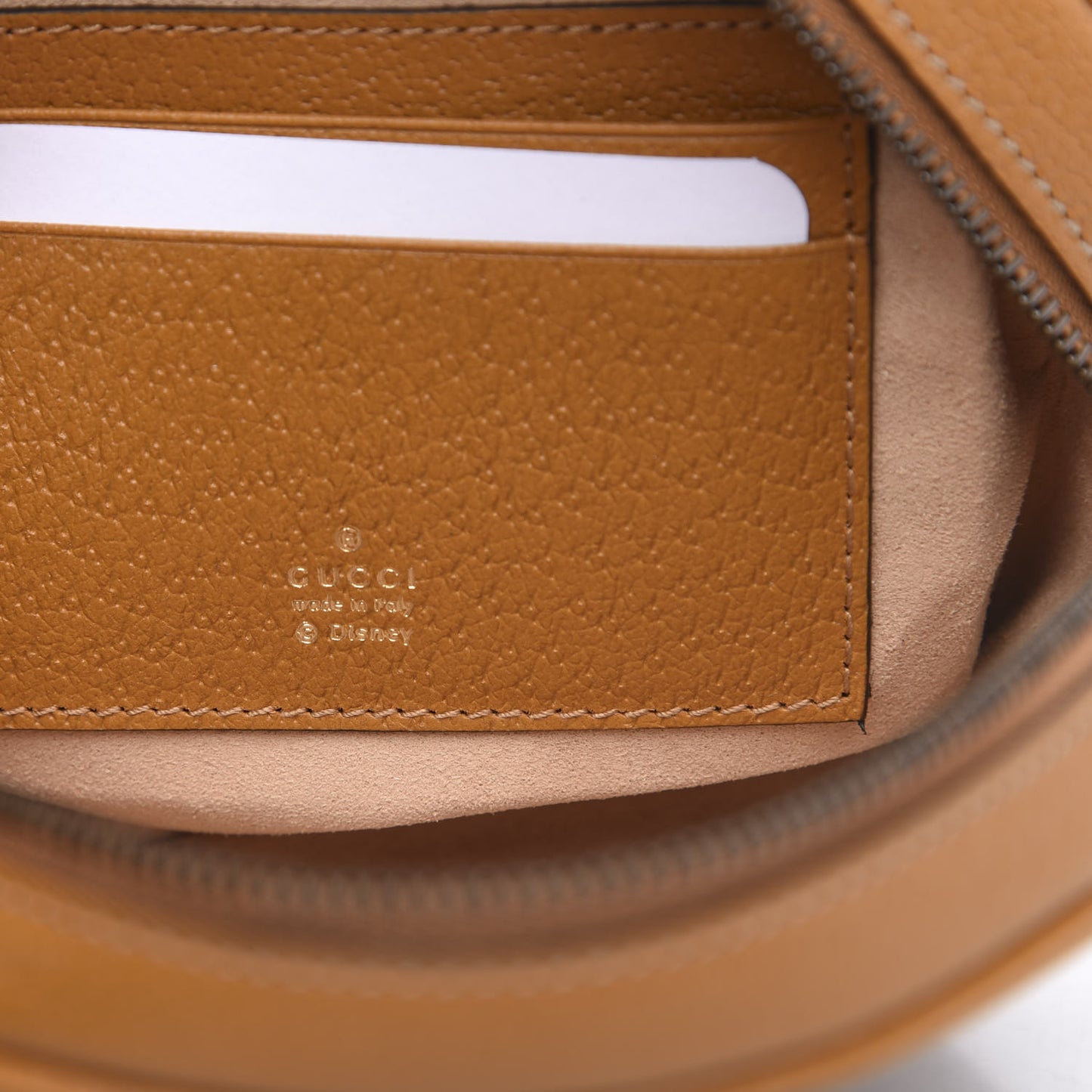 X DISNEY Mini Vintage GG Supreme Monogram Mickey Mouse Round Backpack Beige Vintage Sun Oil