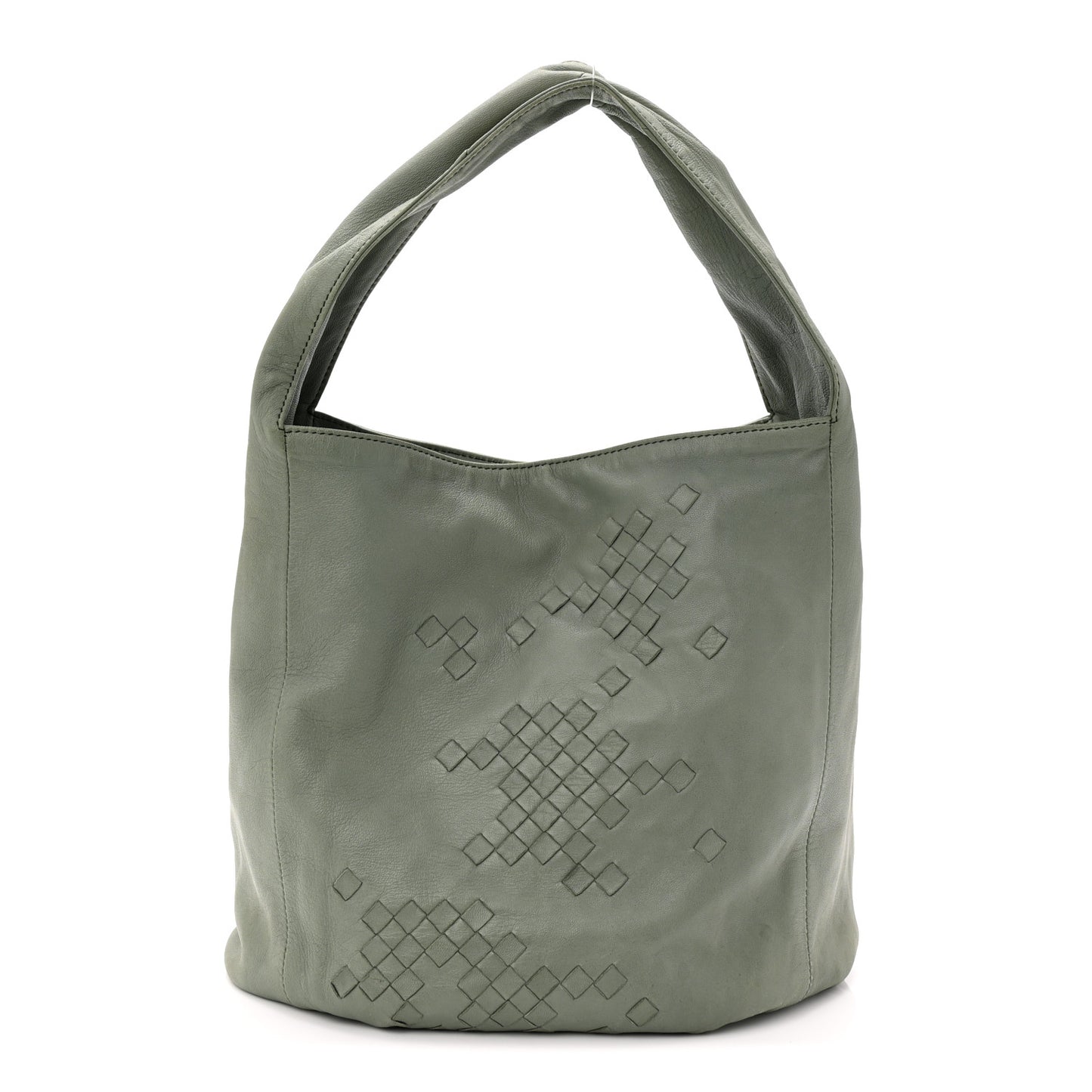 Nappa Woven Hobo Aloe