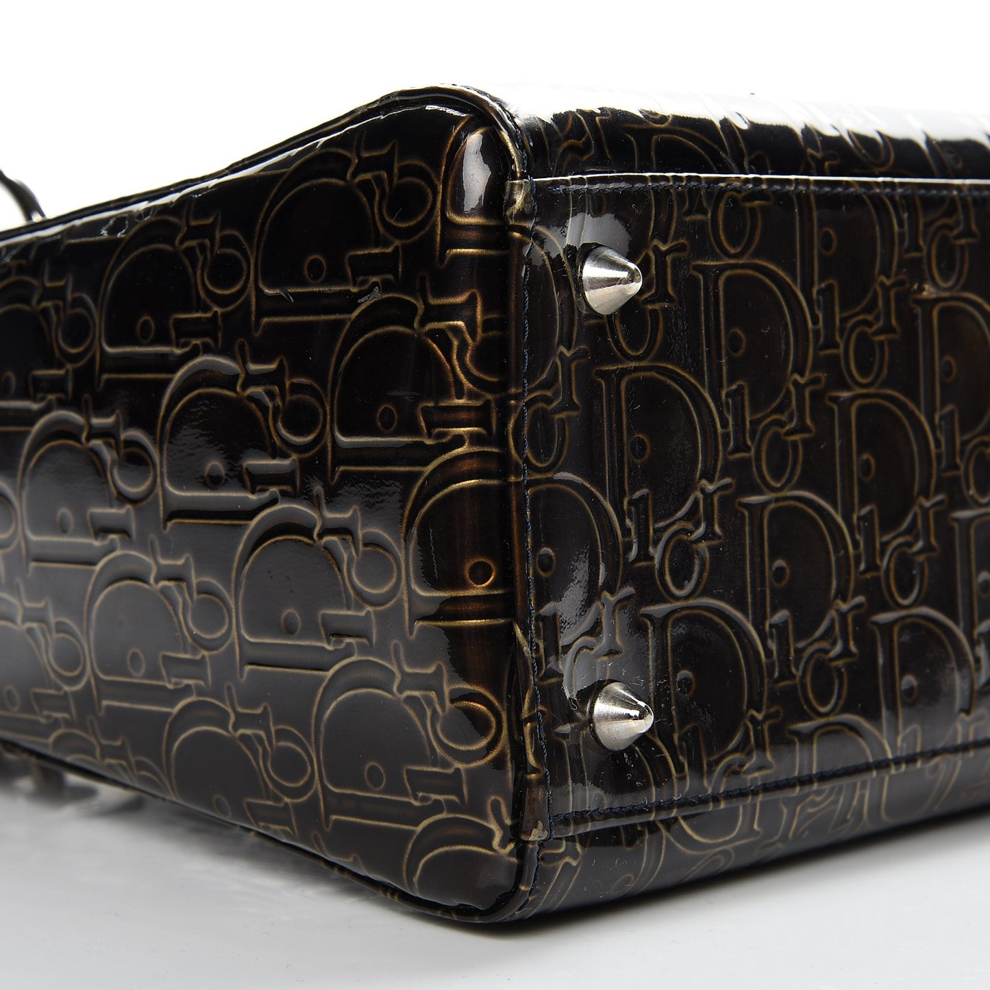 Patent Ultimate Medium Lady Dior Brown