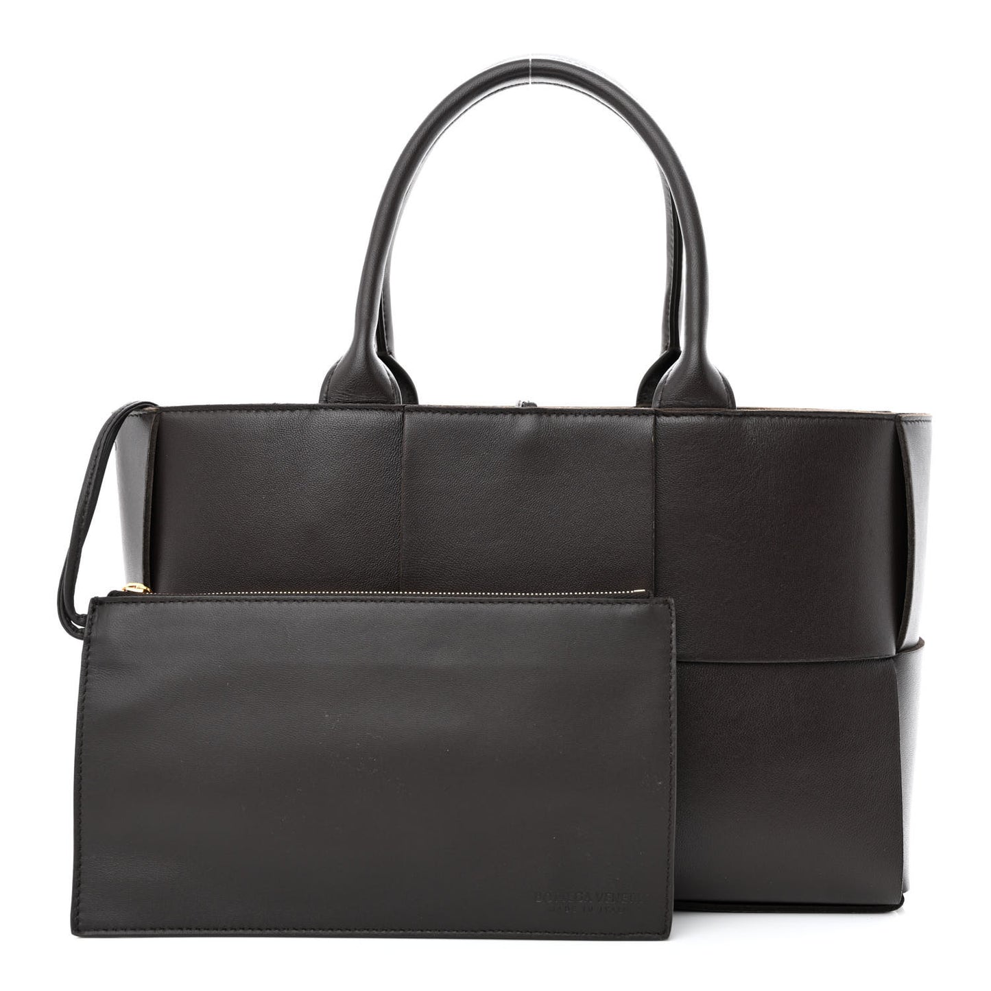 Nappa Maxi Intrecciato Small Arco Tote Fondant