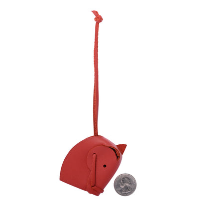 Hermes Swift Tete De Cheval Charm Rouge Casaque 2 of 4