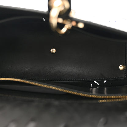 Christian Dior Calfskin Laser Cut Large Lady Dior Black 5 of 10