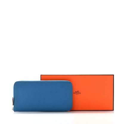 Hermes Epsom Silk'In Wallet Mykonos Deer Brown Bright Red 10 of 10