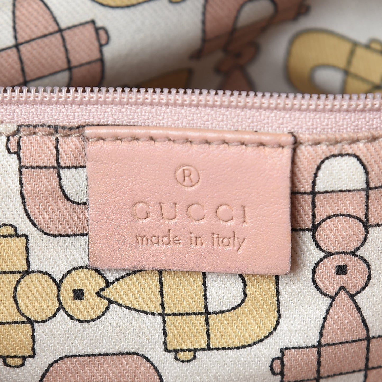 Guccissima Small Gold D Ring Tote Pink