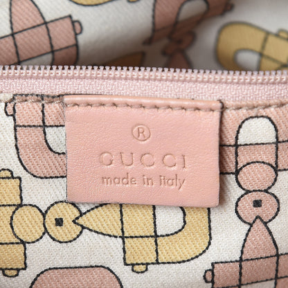 Gucci Guccissima Small Gold D Ring Tote Pink 6 of 17