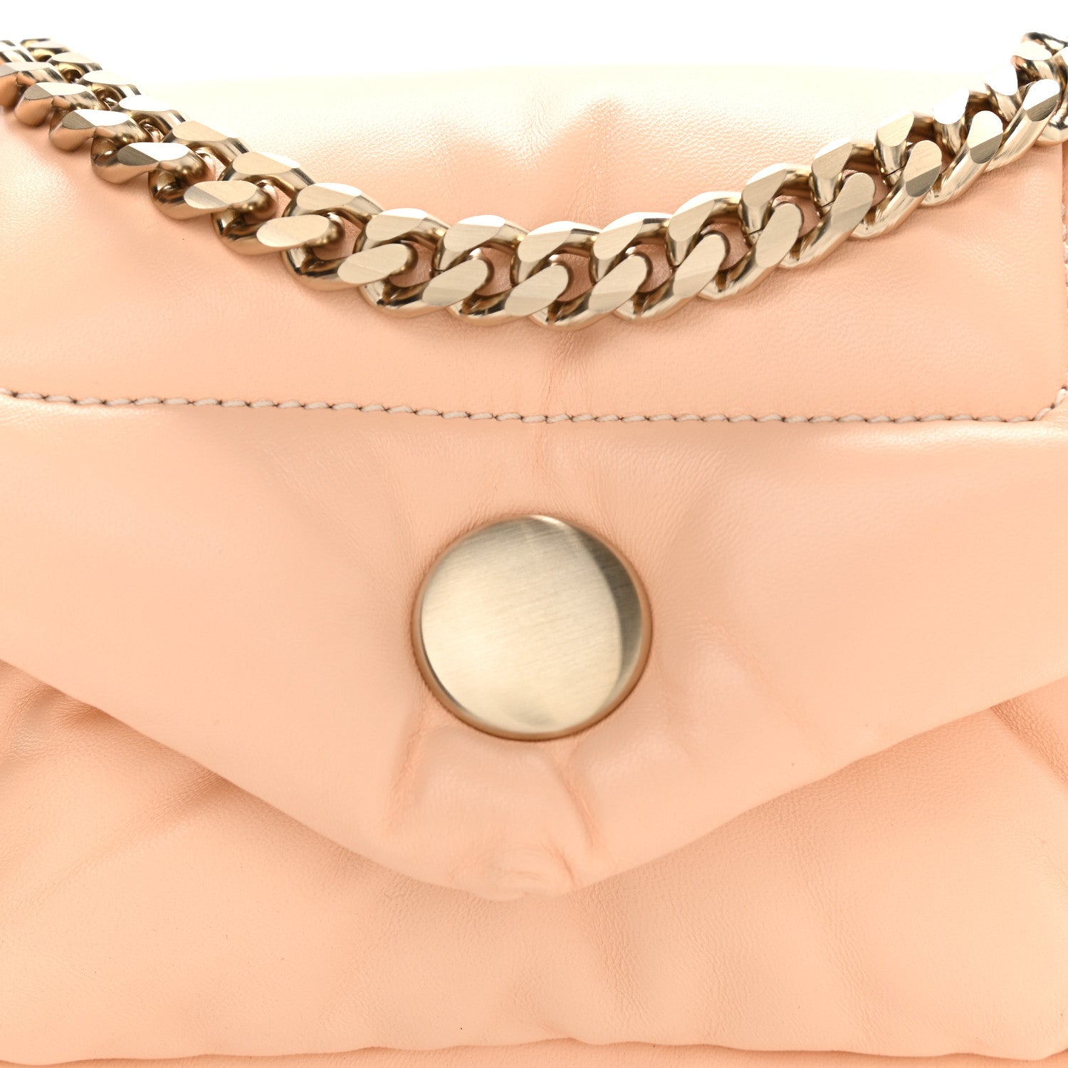 Proenza Schouler Lambskin PS Harris Small Shoulder Bag Peach 8 of 10