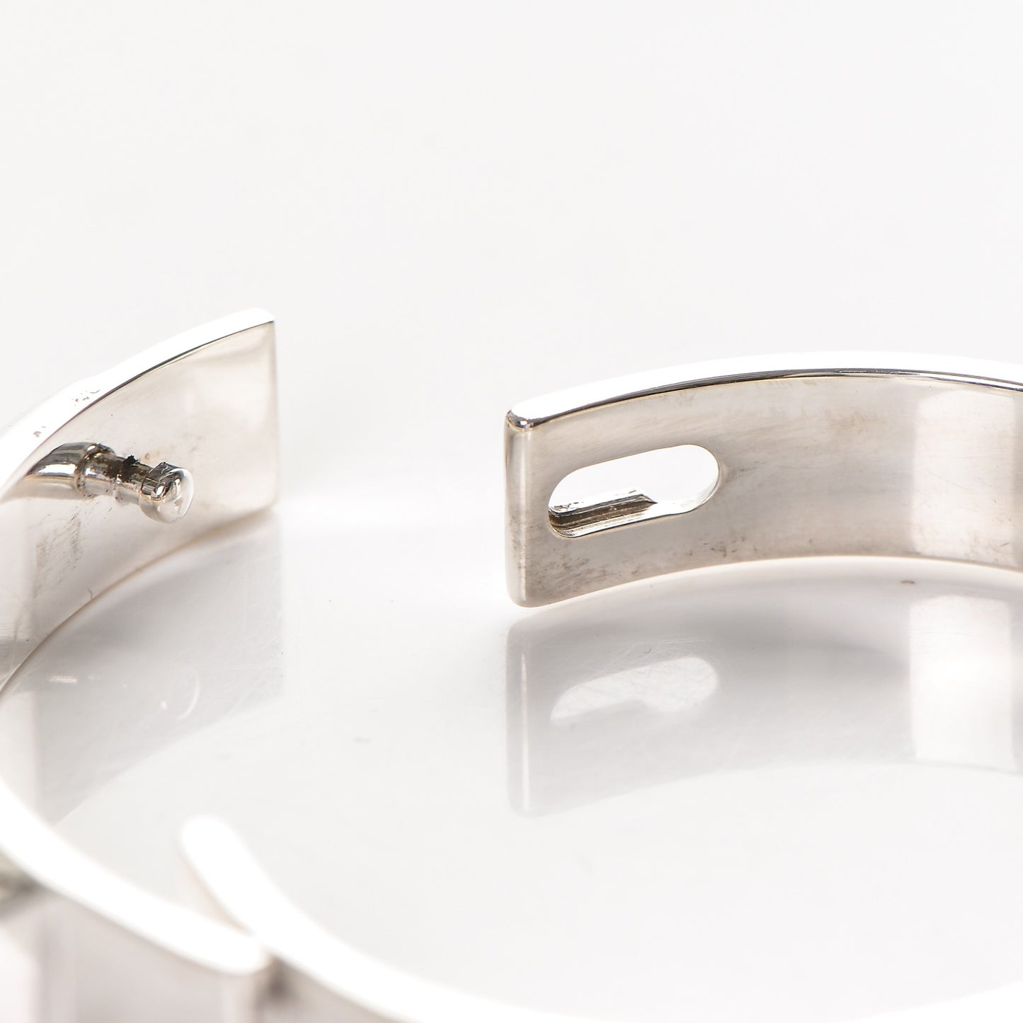 Sterling Silver PM Collier De Chien Bracelet SH