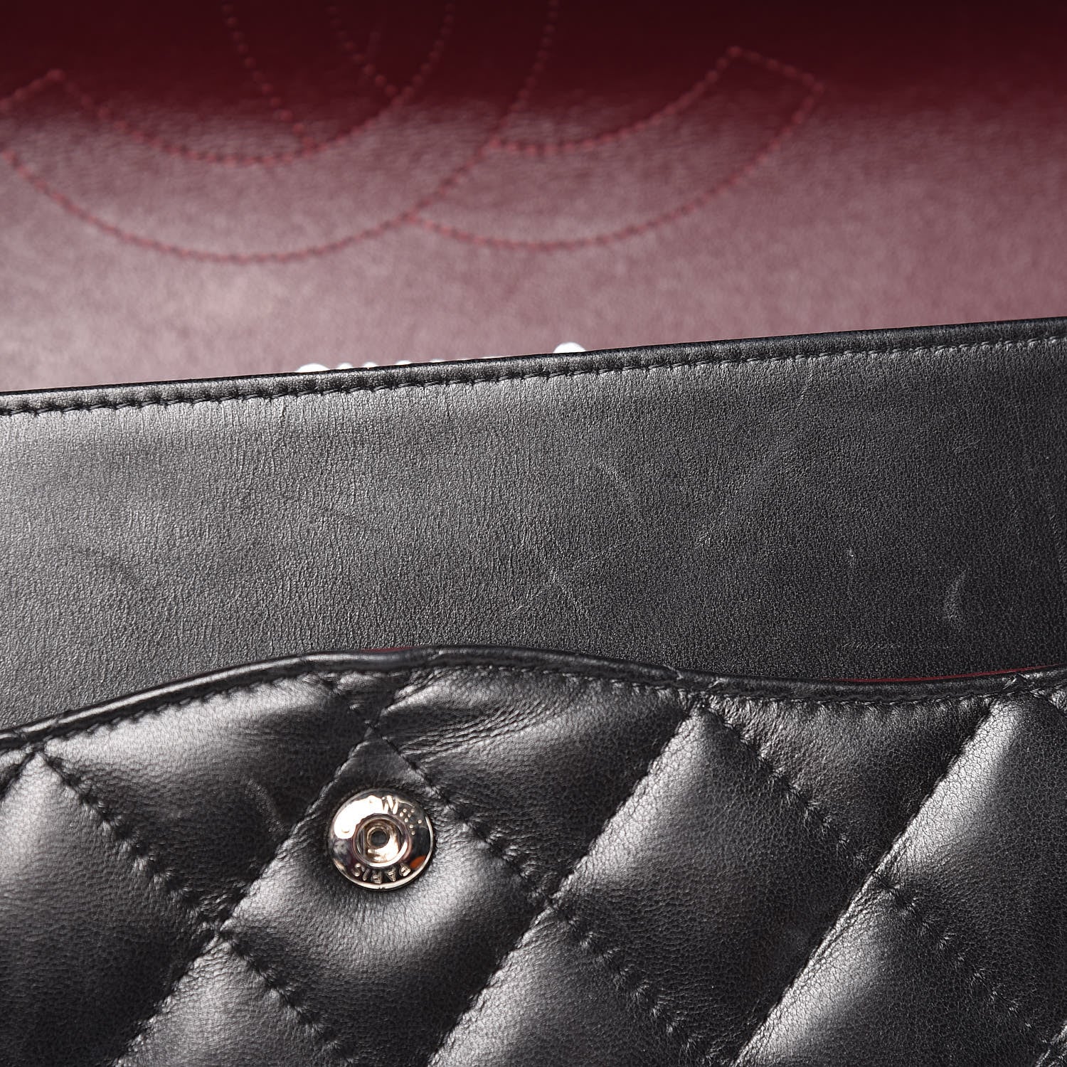 Chanel Lambskin Quilted Jumbo Double Flap Black 12 of 16