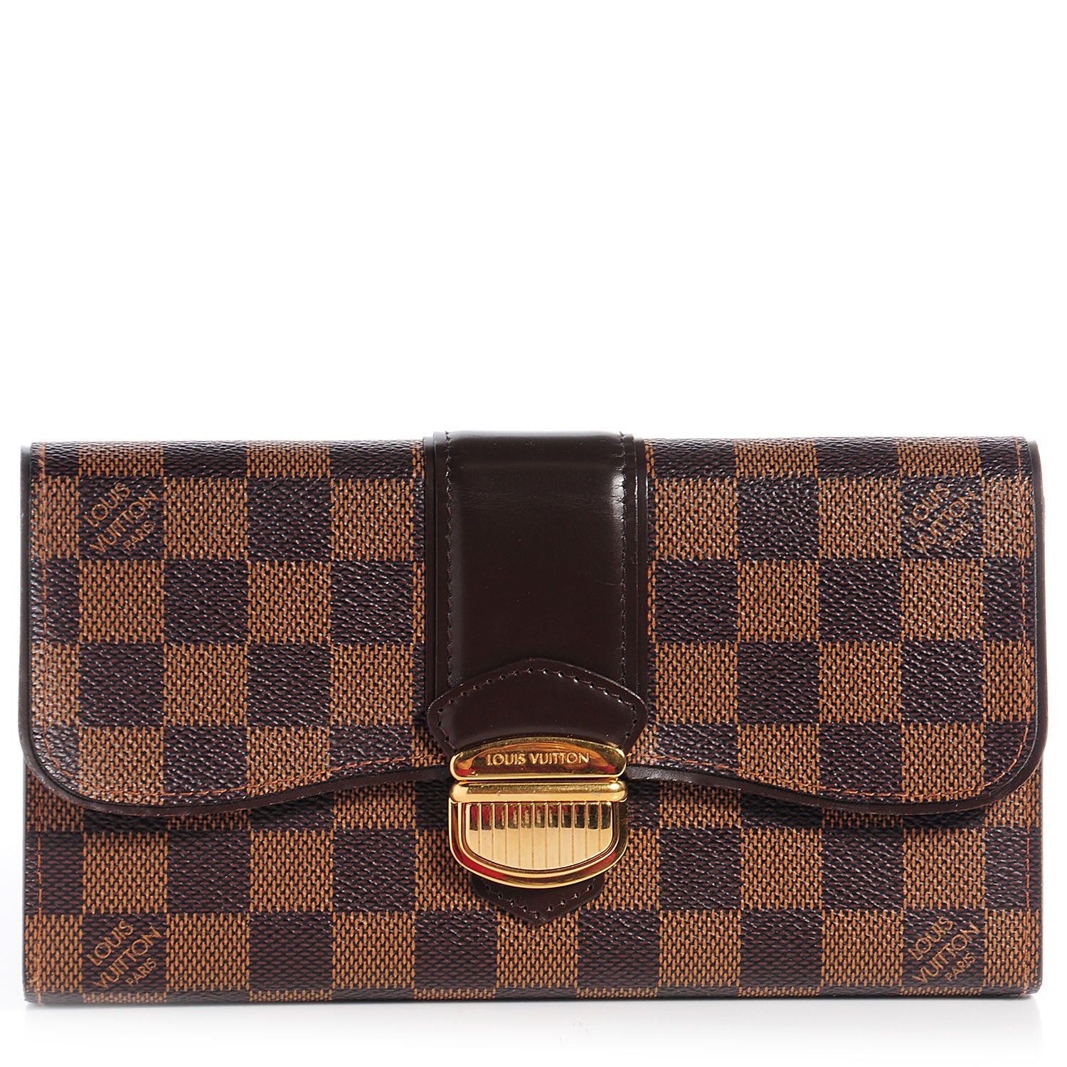 Louis Vuitton Damier Ebene Sistina Wallet 1 of 9