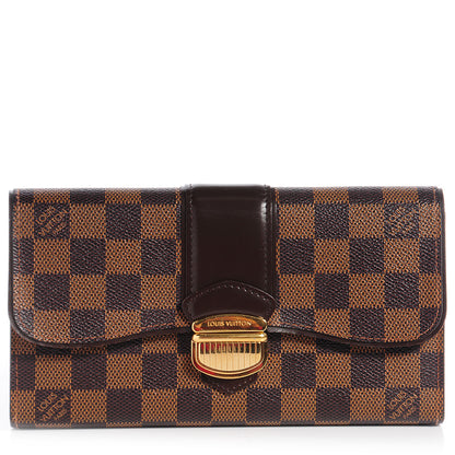 Louis Vuitton Damier Ebene Sistina Wallet 1 of 9