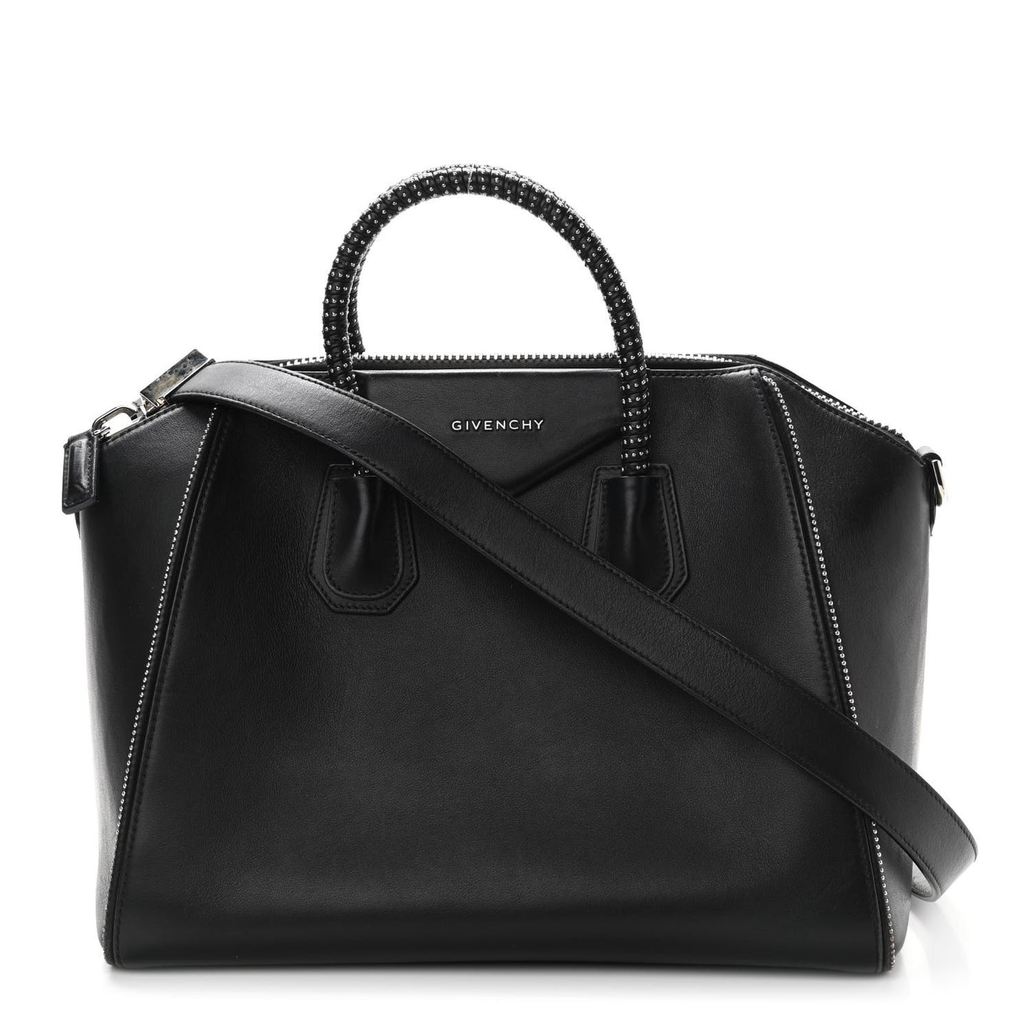 Sugar Goatskin Medium Stud Antigona Black