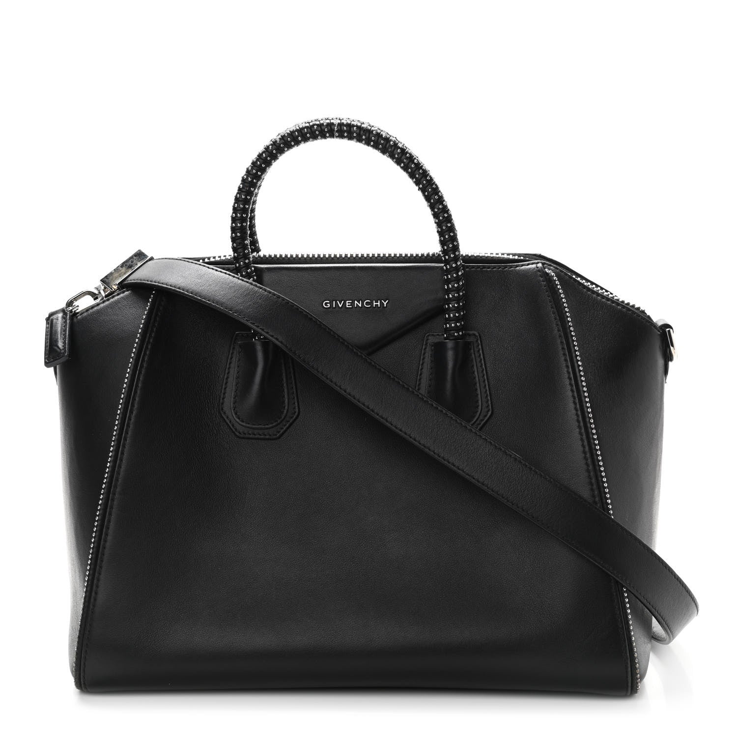 Givenchy Sugar Goatskin Medium Stud Antigona Black 1 of 16