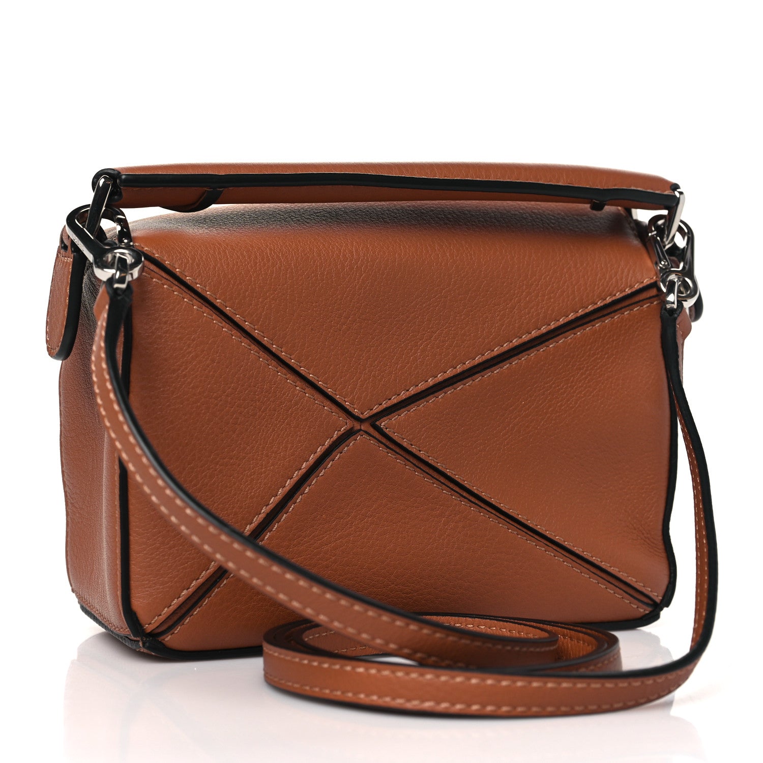 Loewe Calfskin Mini Puzzle Bag Tan 3 of 10