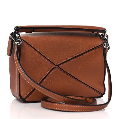 Loewe Calfskin Mini Puzzle Bag Tan 3 of 10