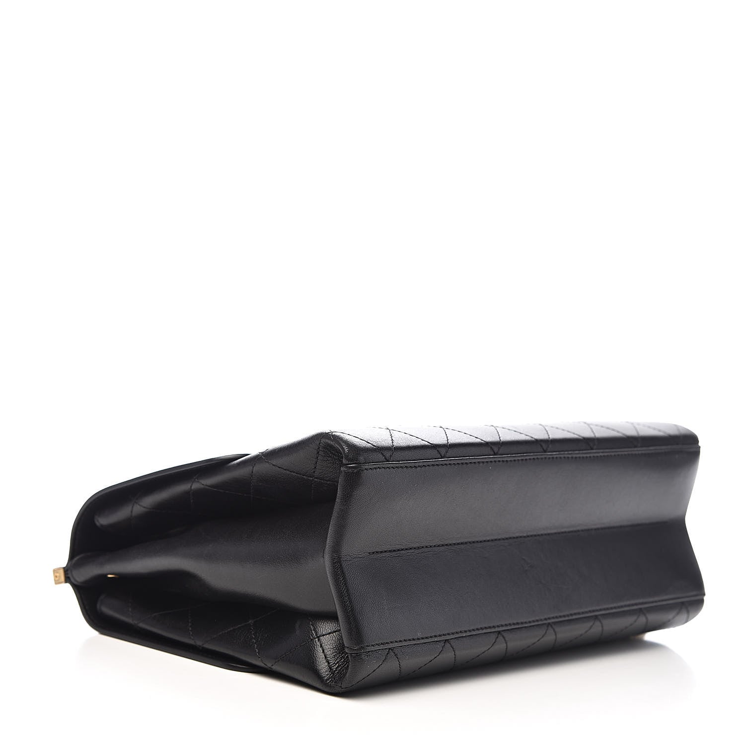 Chanel Goatskin Stitched Flap Black 4 of 18