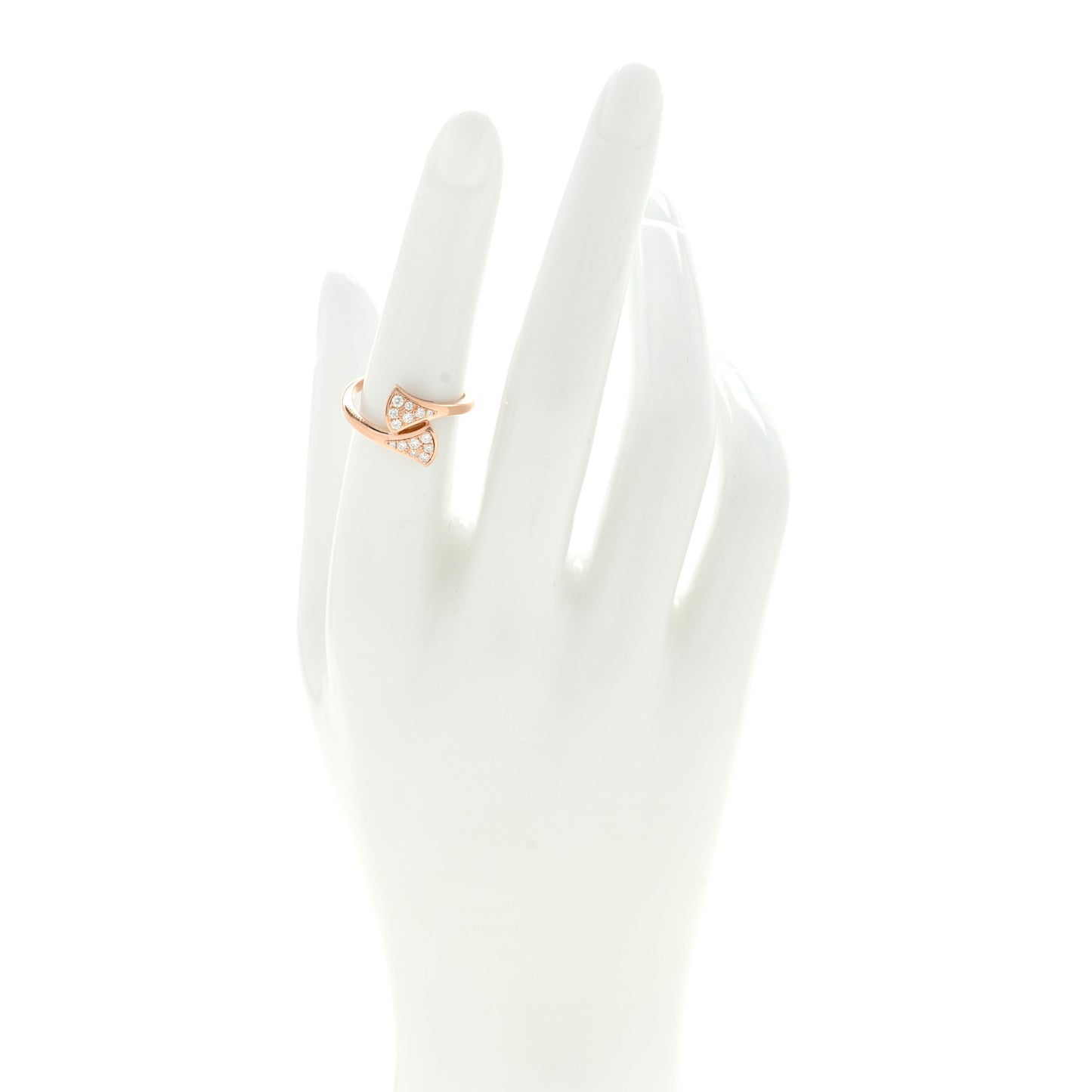 18K Rose Gold Diamond Divas' Dream Ring 52 6