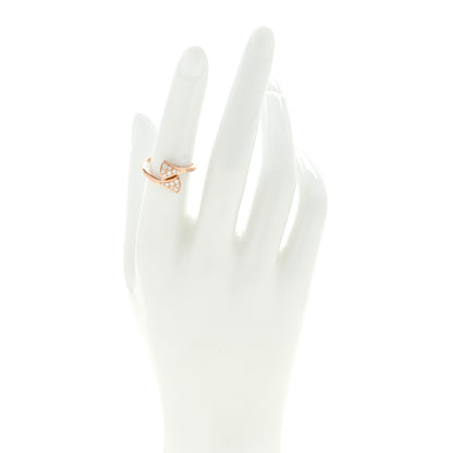 Bulgari 18K Rose Gold Diamond Divas' Dream Ring 52 6 2 of 4