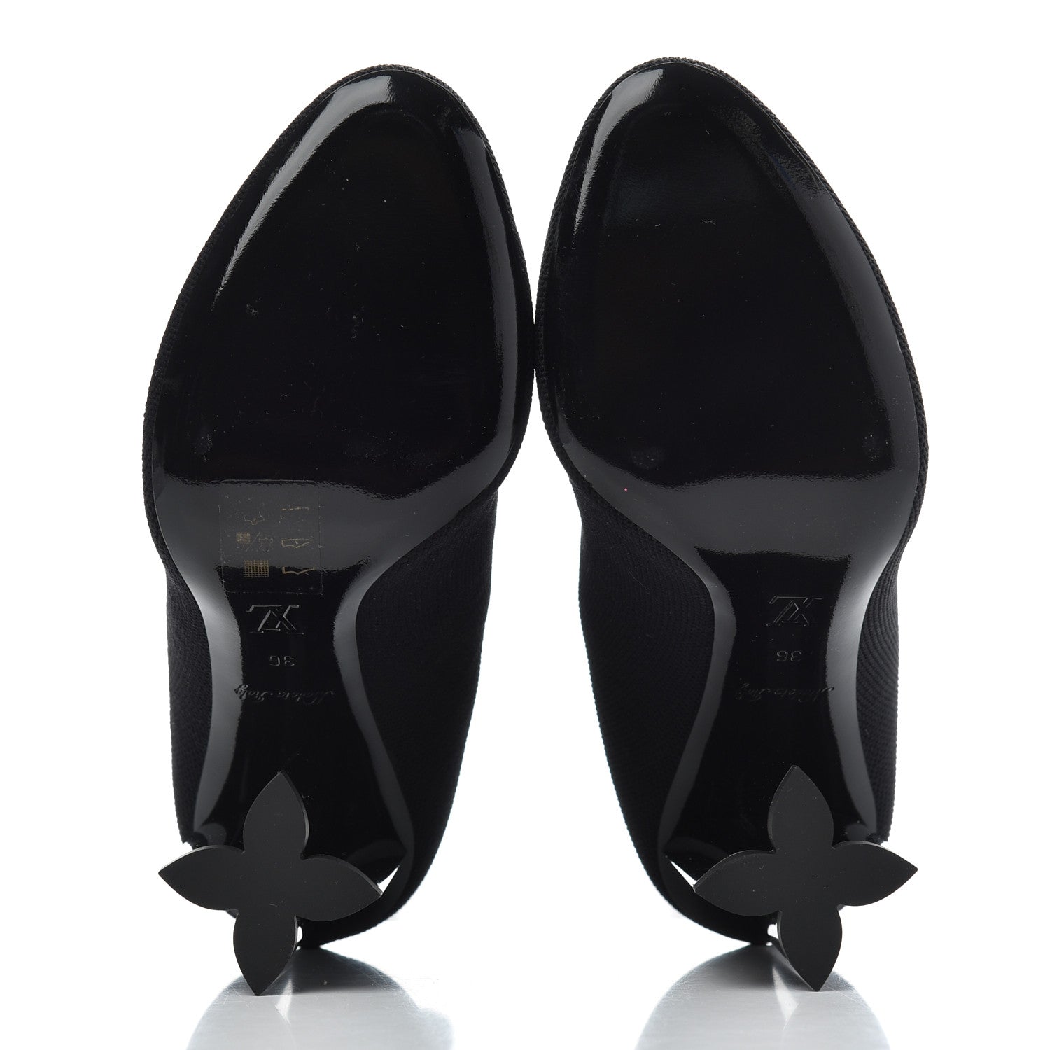 Louis Vuitton Stretch Fabric New Wave Silhouette Ankle Boots 36 Black 5 of 9