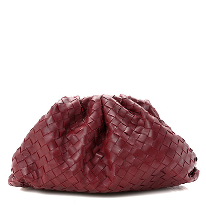 Bottega Veneta Nappa Maxi Intrecciato The Pouch Oversized Clutch Bordeaux 1 of 6