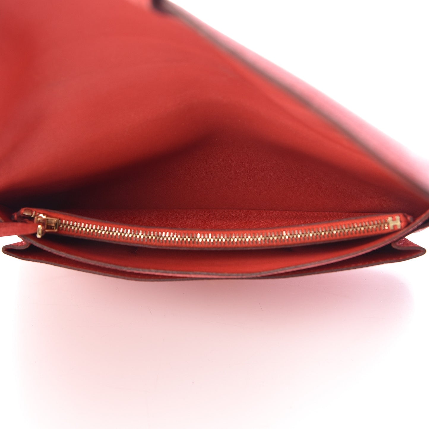 Togo Dogon Duo Wallet Rouge Pivoine
