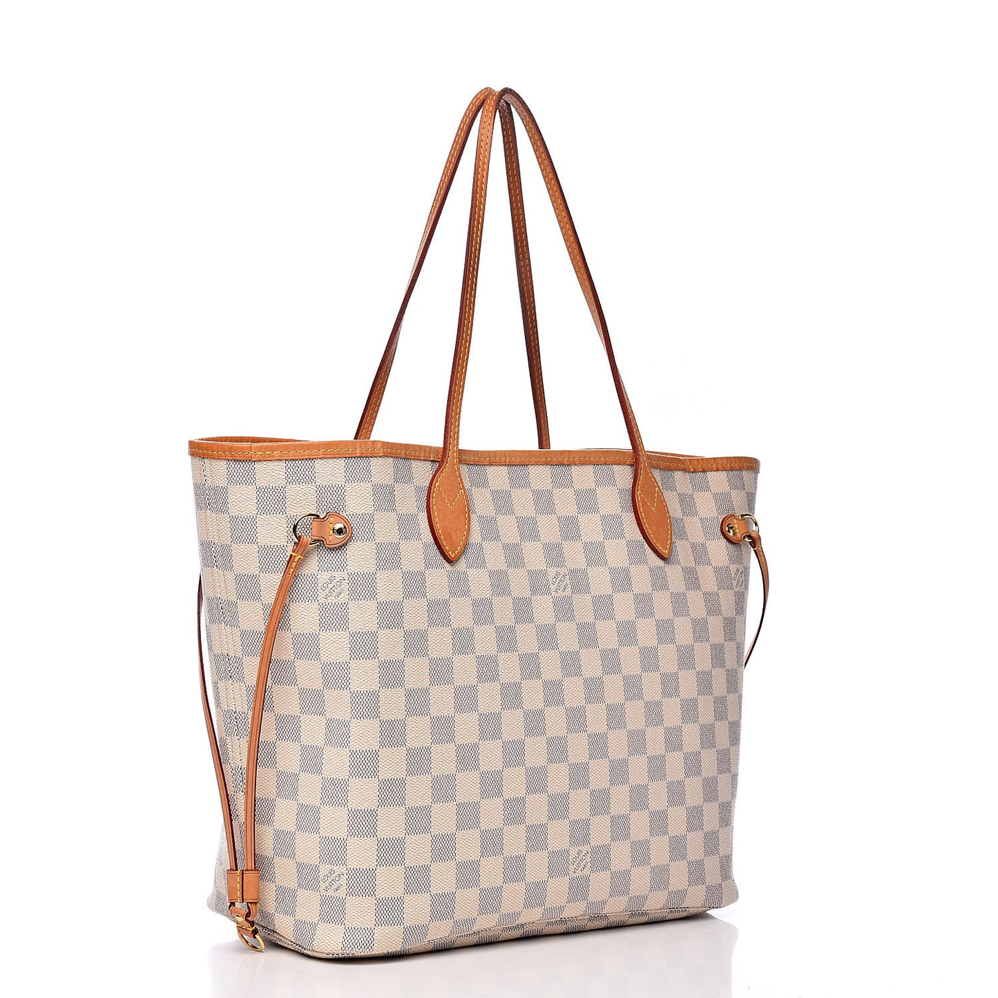 Damier Azur Neo Neverfull MM Rose Ballerine