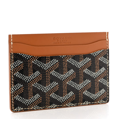 Goyard Goyardine Saint Sulpice Card Holder Black Gold 3 of 6