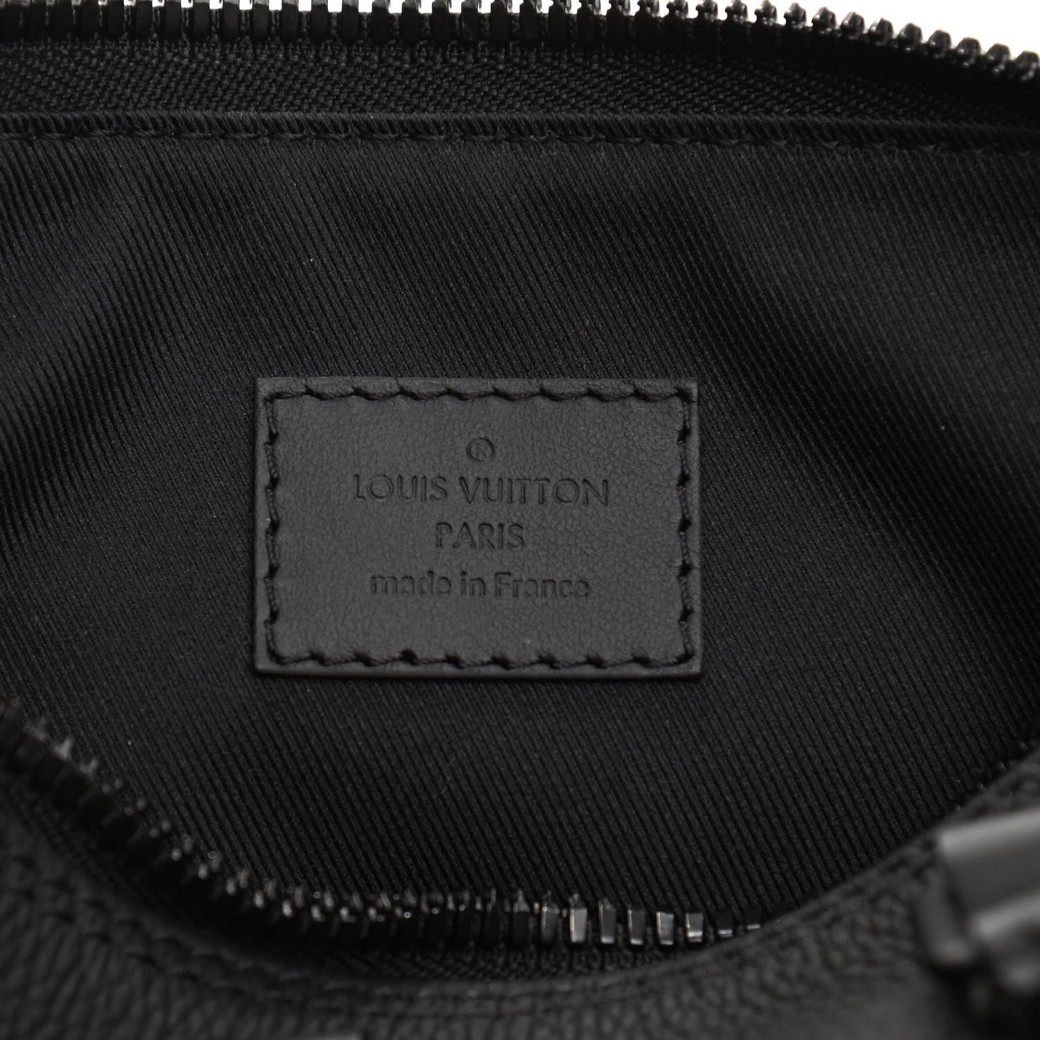 Louis Vuitton Grained Calfskin Aerogram Keepall XS Black 6 of 9