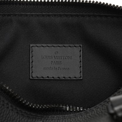 Louis Vuitton Grained Calfskin Aerogram Keepall XS Black 6 of 9
