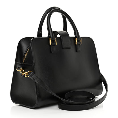 Saint Laurent Calfskin Monogram Baby Cabas Black 3 of 11