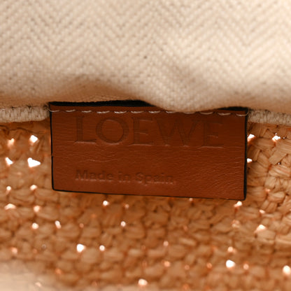 Loewe Calfskin Raffia Bucket Bag Natural Tan 6 of 10