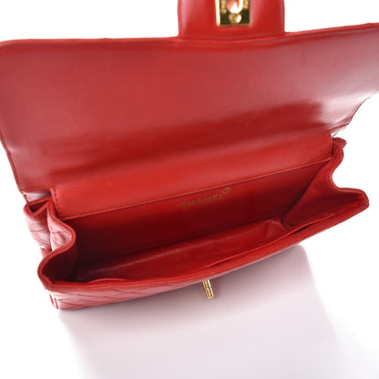 Chanel Lambskin Quilted Medium Double Sided Flap Red 5 of 13