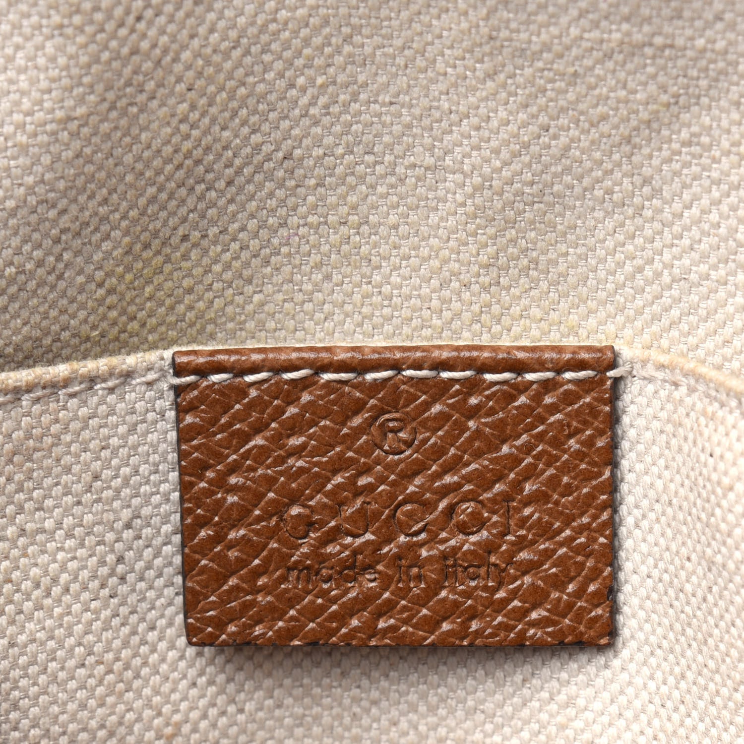 Gucci Monogram Mini Bree Messenger Bag Beige Tabacco 5 of 17