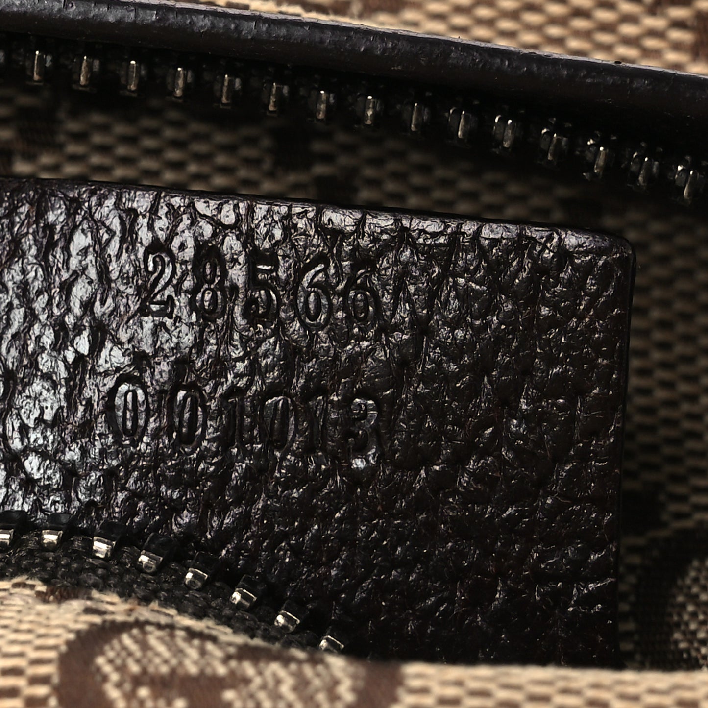 GG Monogram Double Pocket Belt Bag Dark Brown