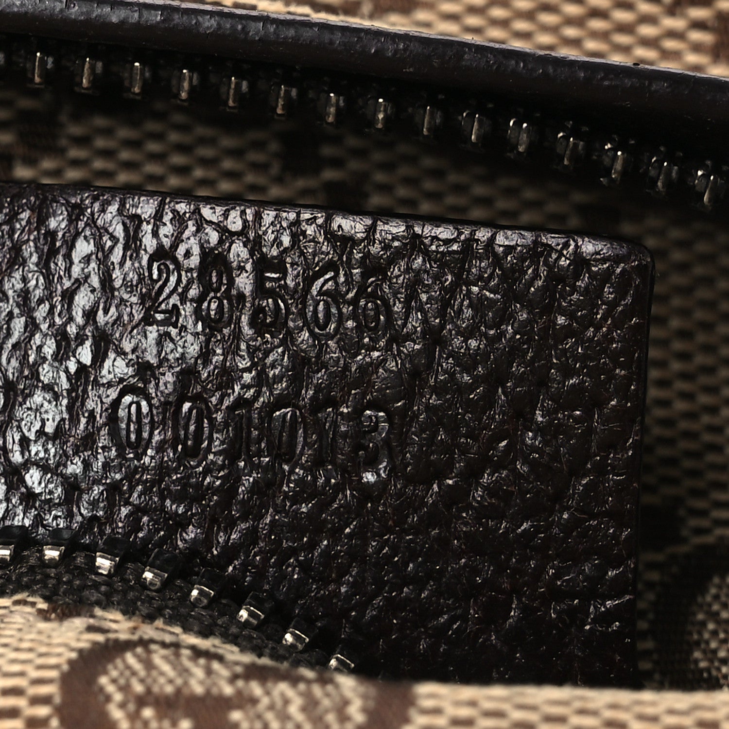 Gucci GG Monogram Double Pocket Belt Bag Dark Brown 7 of 13