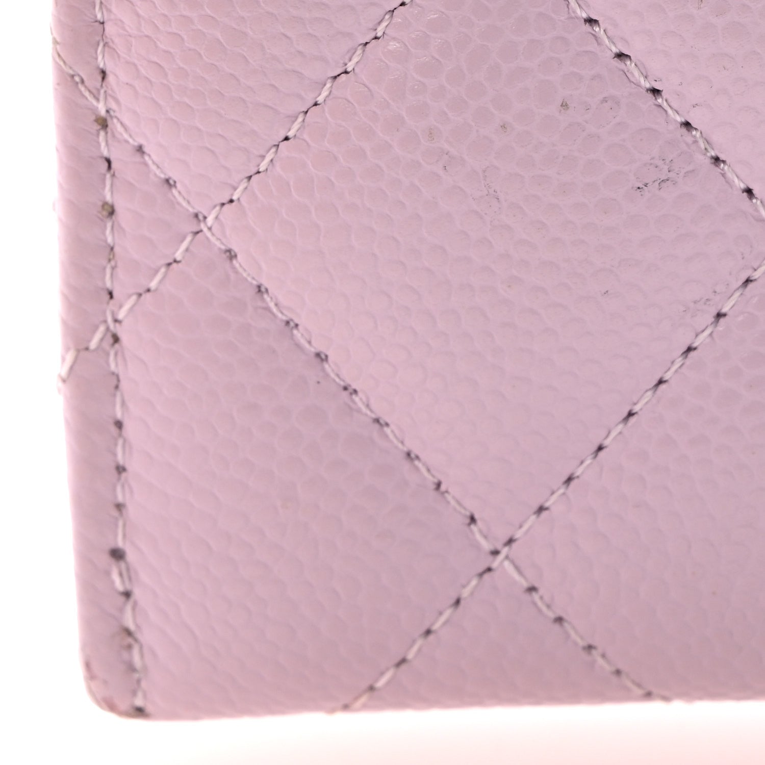 Chanel Caviar Quilted Card Holder Light Purple 12 of 14