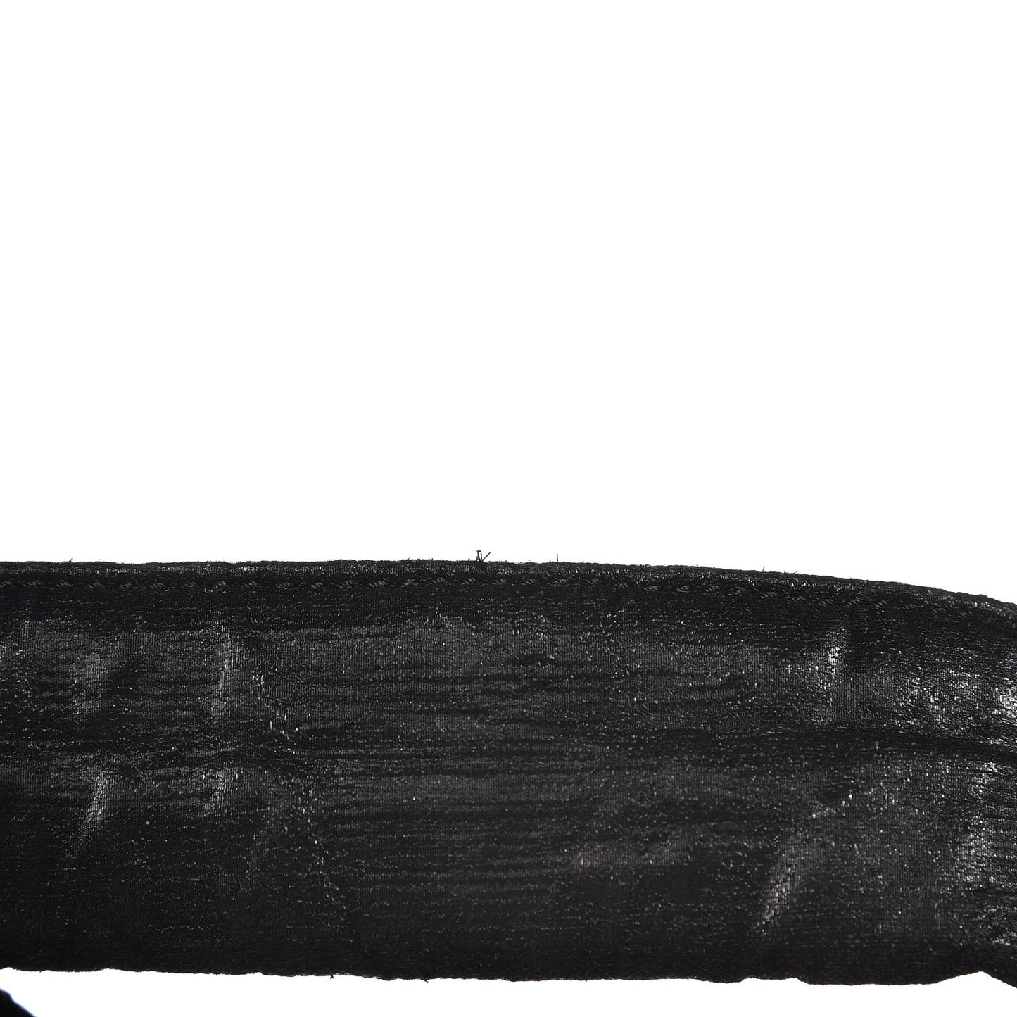 Crinkled Coated Canvas Le Marais Hobo Black