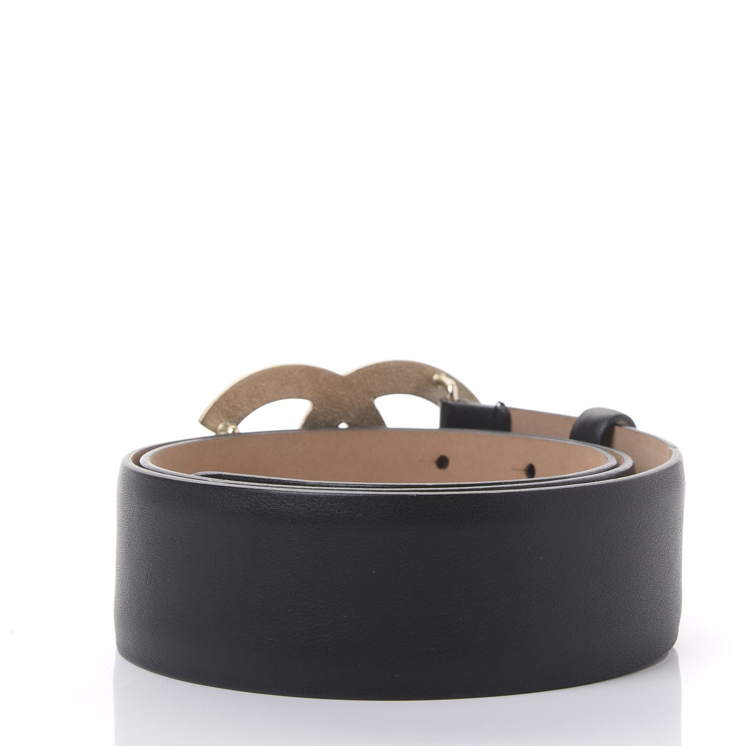Chanel Calfskin CC Belt 80 32 Black 2 of 5