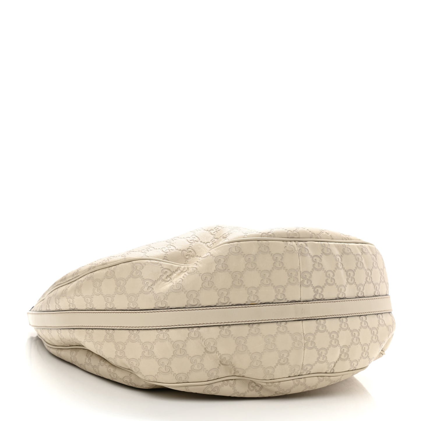 Guccissima Large GG Twins Hobo Off White