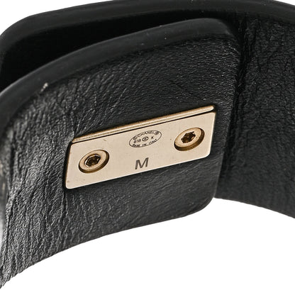 Chanel Lambskin CC Chain Turnlock Bracelet M Black 4 of 4