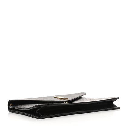 Saint Laurent Lambskin Quilted Monogram Gaby Chain Bag Black 4 of 12