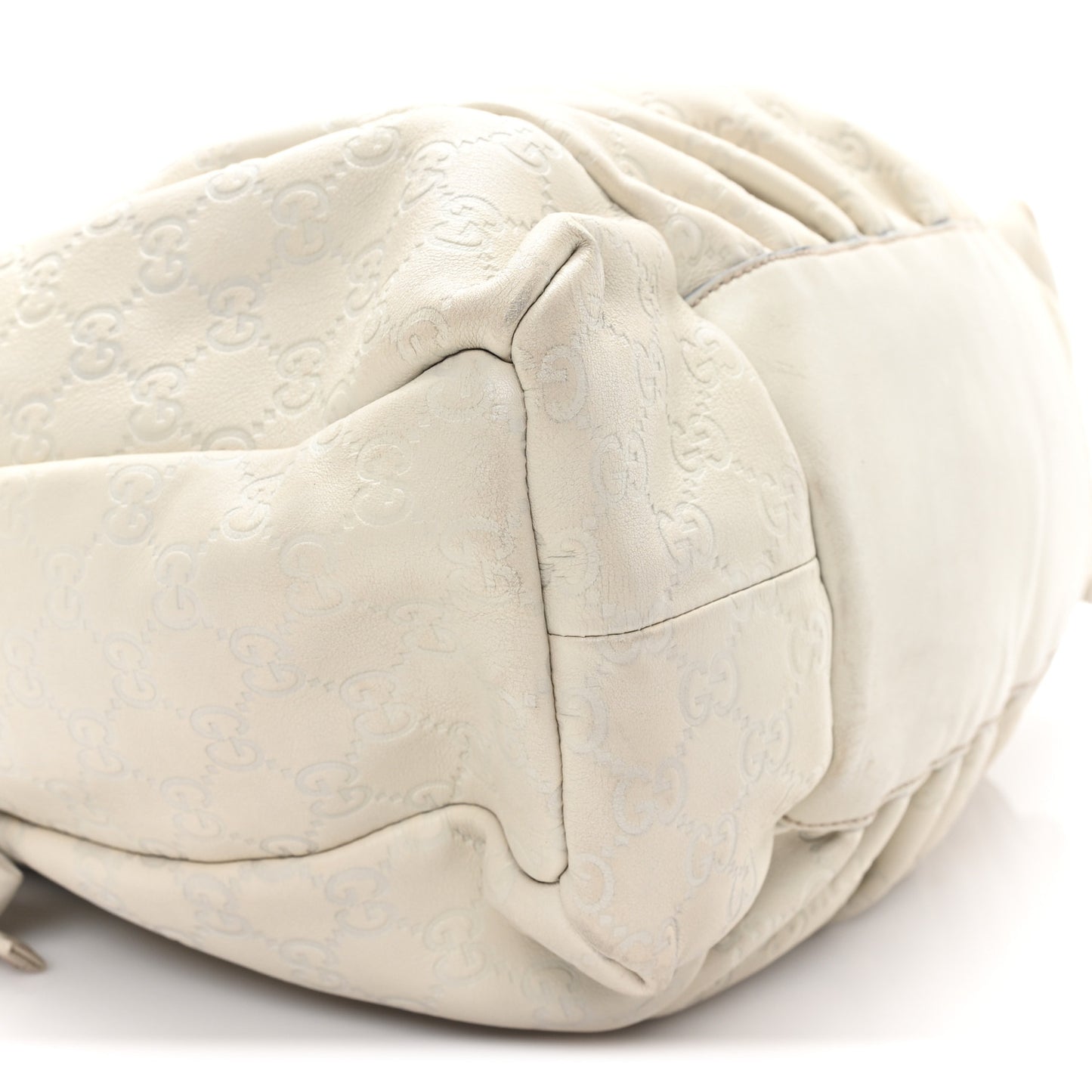 Guccissima Medium Hysteria Tote Ivory