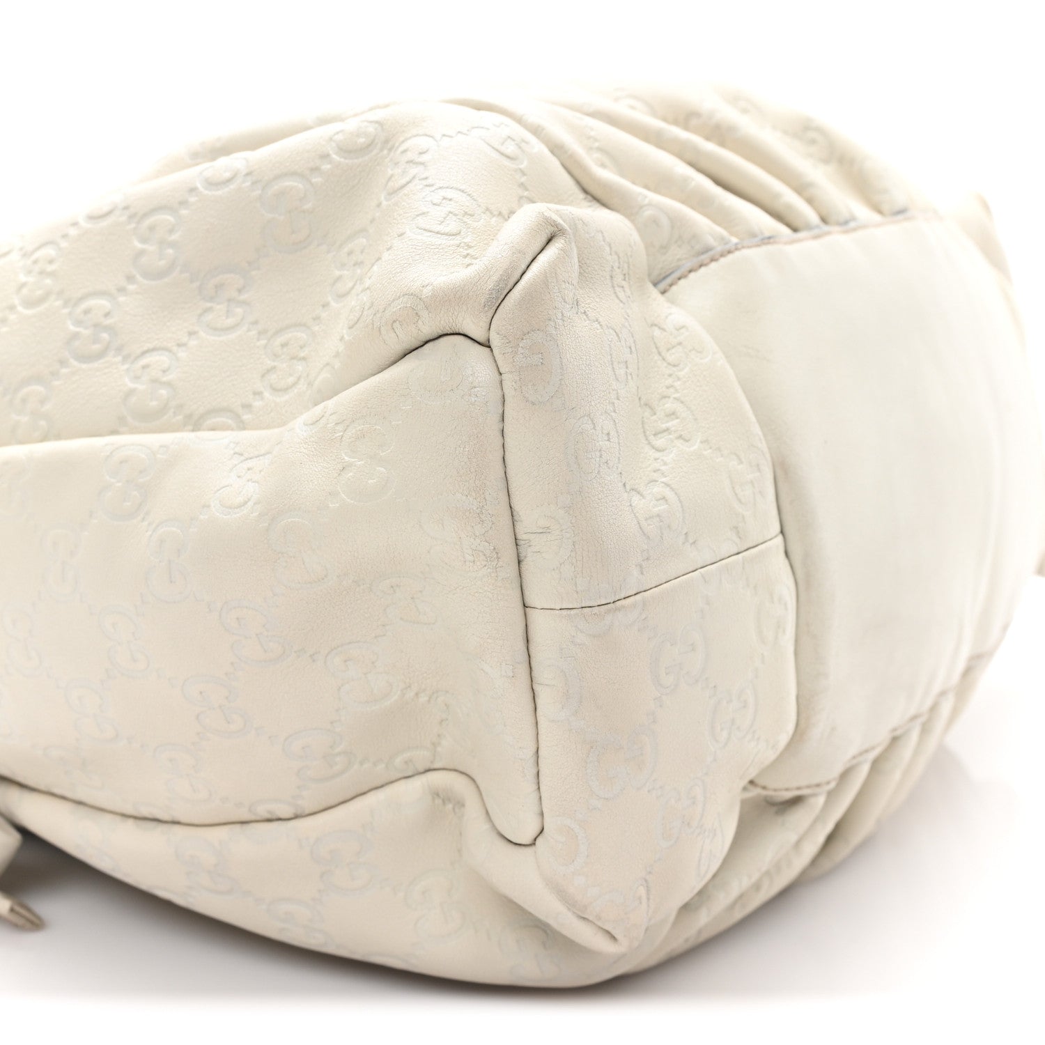 Gucci Guccissima Medium Hysteria Tote Ivory 9 of 13