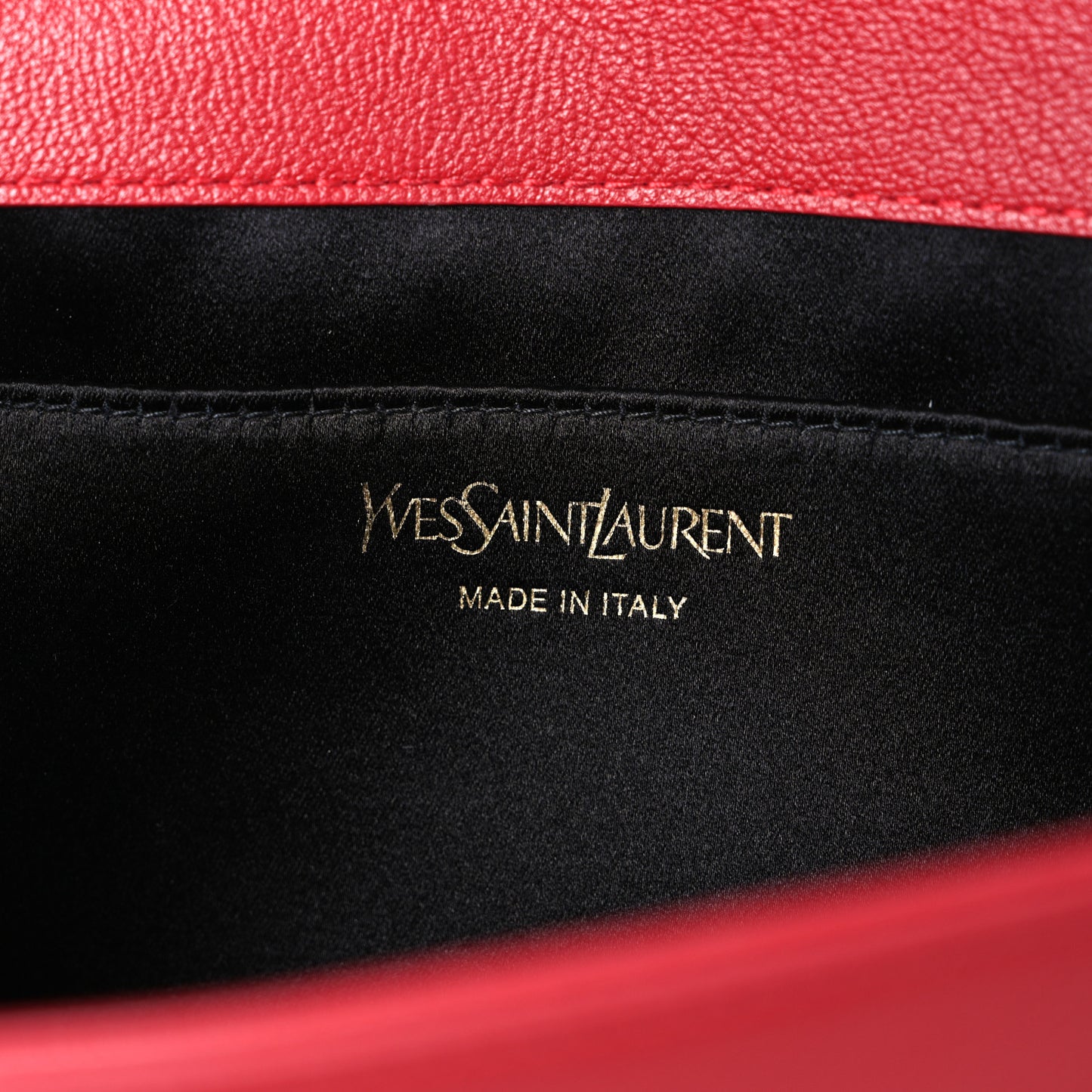 Calfskin Monogram Large Belle De Jour Clutch Red