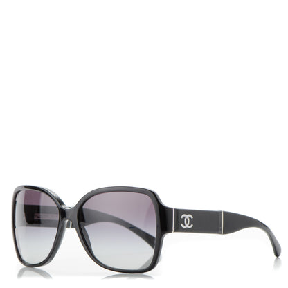 Chanel Patent CC Sunglasses 5230-Q Black 1 of 8